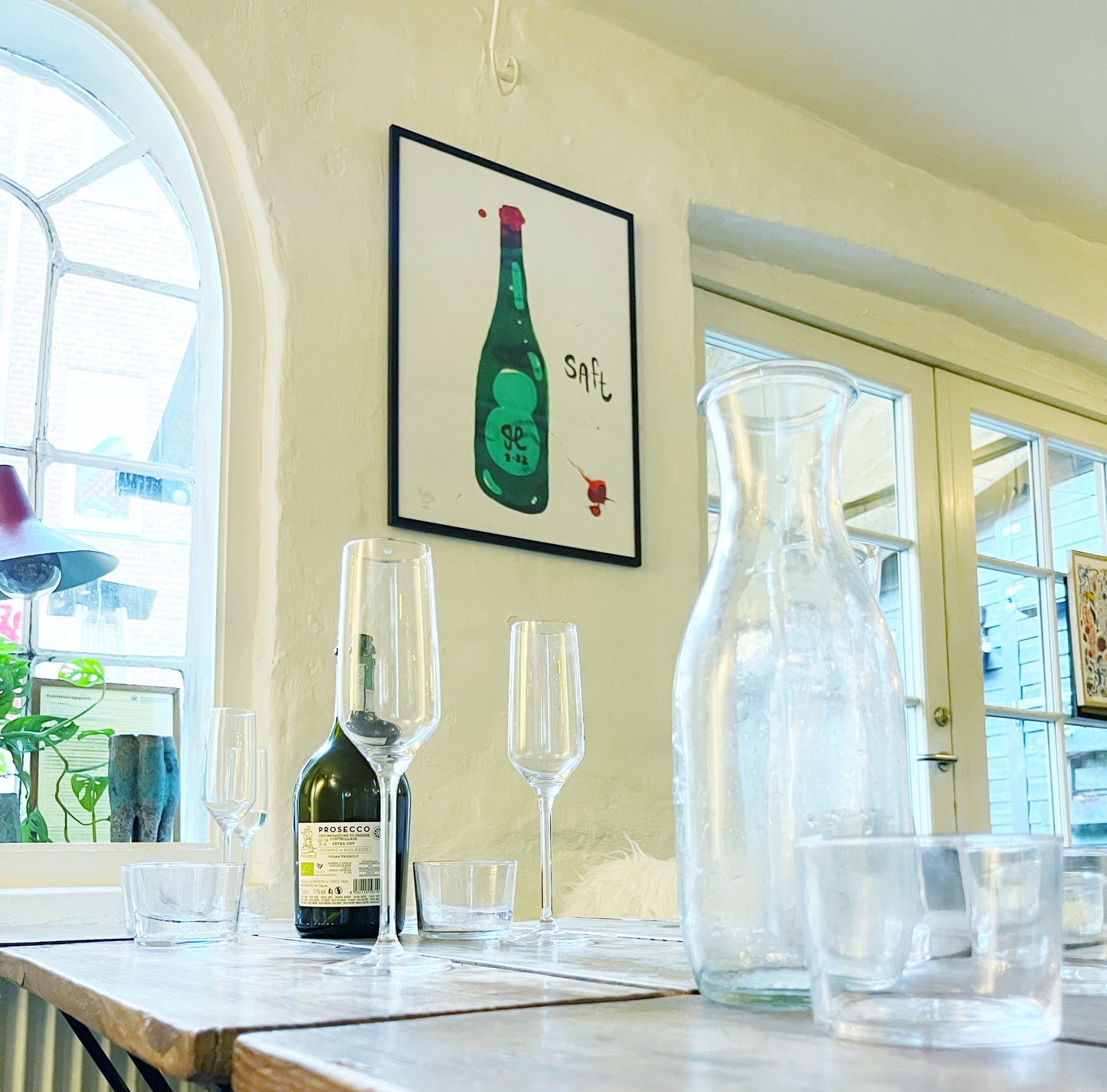 Under 7 stk. tilbage - Et af de populæreste prints: Saft - 70x50 cm 🍷